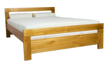 Łóżko Drewno Lite - kolor Olcha