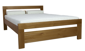 Łóżko Drewno Lite - kolor Dąb